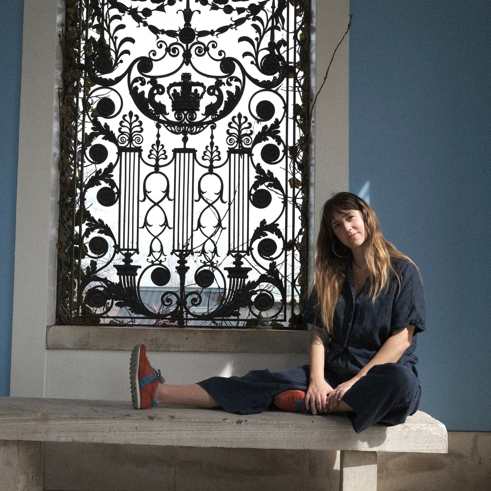 Kylie Dailey wears 100% hemp pieces from Meadow Store
