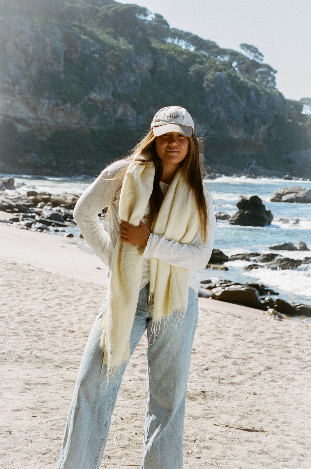 Fringe Shawl Wrap Scarf Butter
