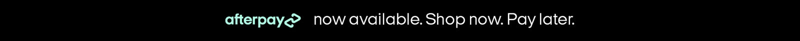 Afterpay payment option available at Meadow Store