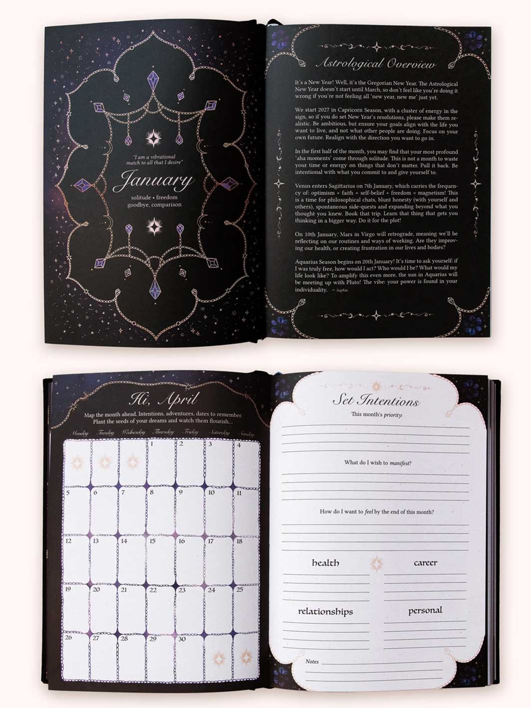 2027 Year Of Growth Journal Lavender
