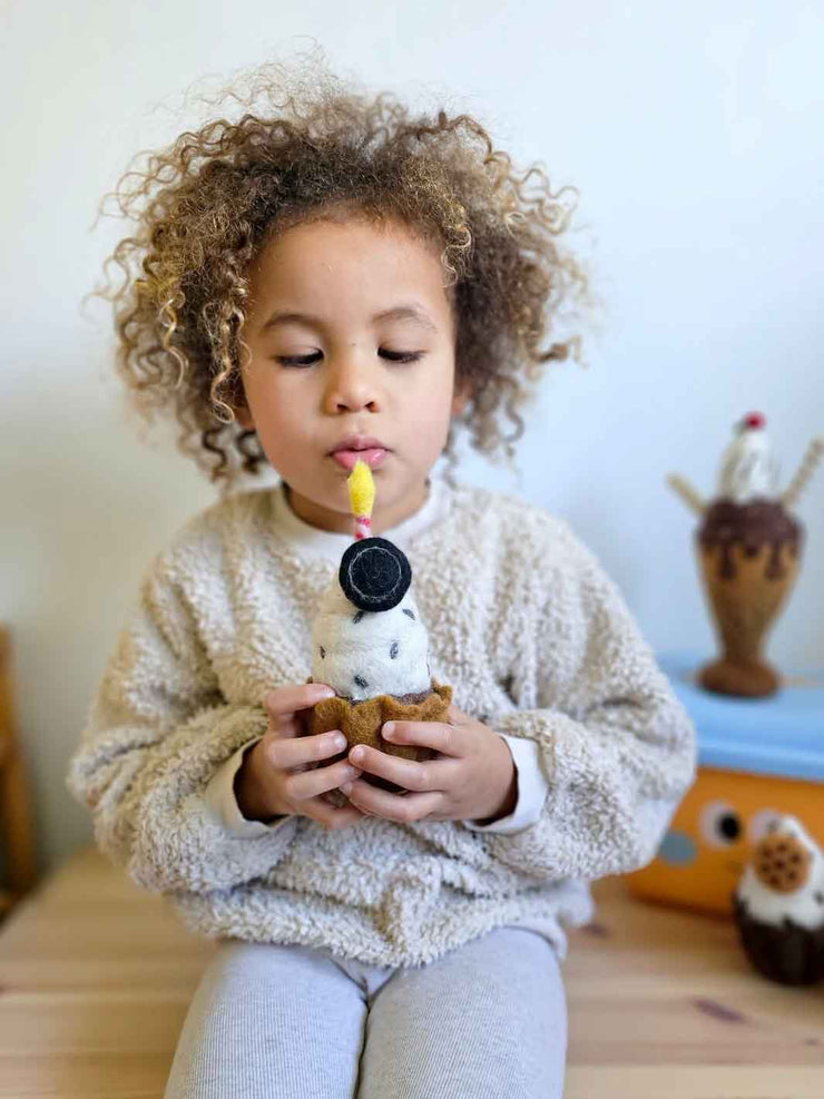 Felt Oreo Cupcake Toy