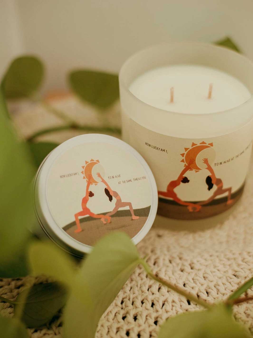 Feel and Be Sandalwood Patchouli Vanilla Soy Candle Meadow Store