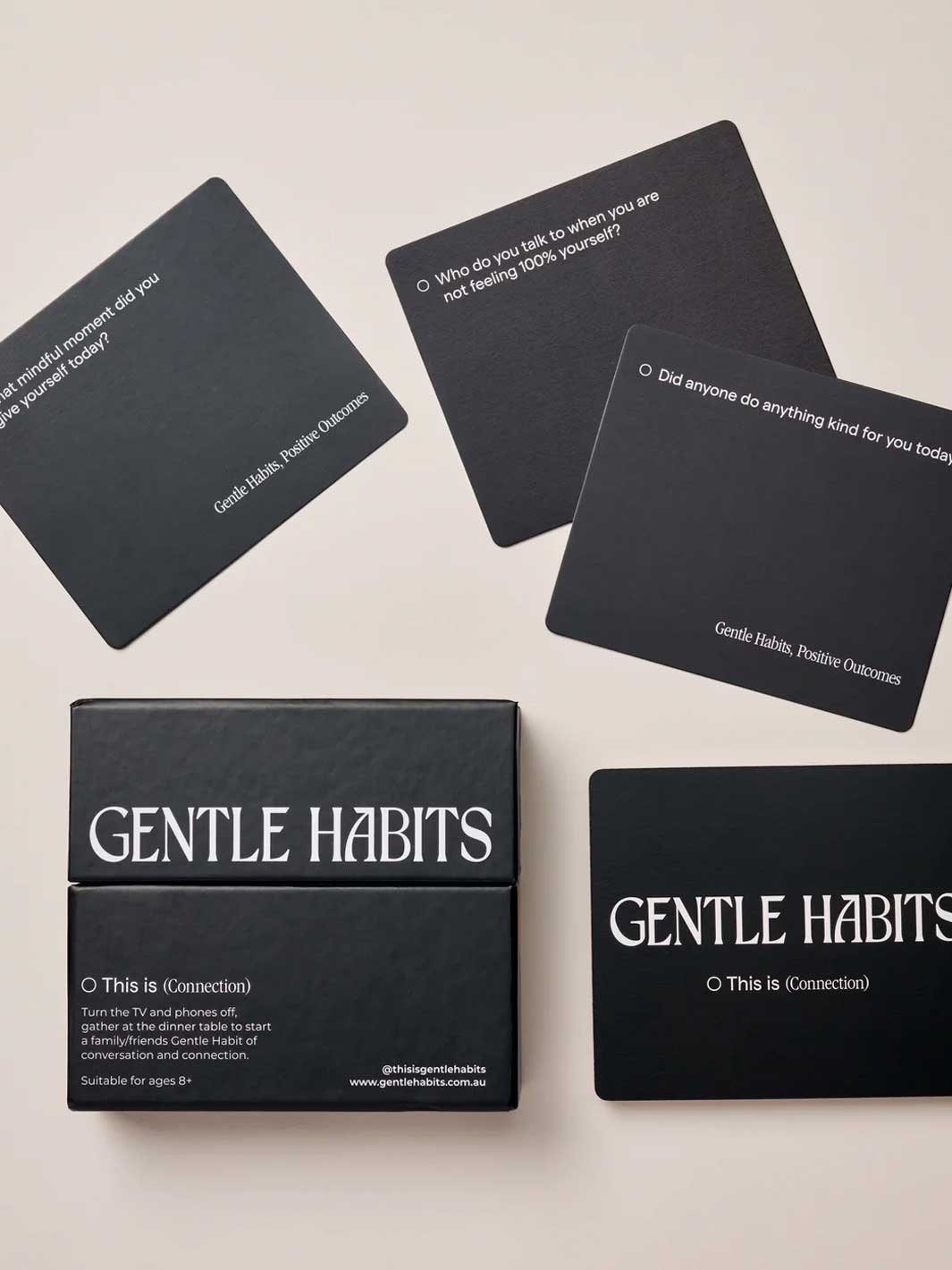 Gentle Habits Connection Cards Black Meadow Store