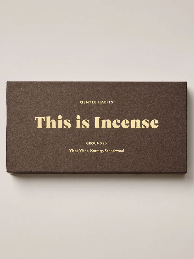 Gentle Habits Grounded This is Incense Sticks Meadow Store