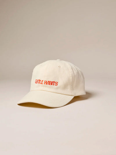 Gentle Habits Positive Outcomes Dad Cap Cream Red Meadow Store