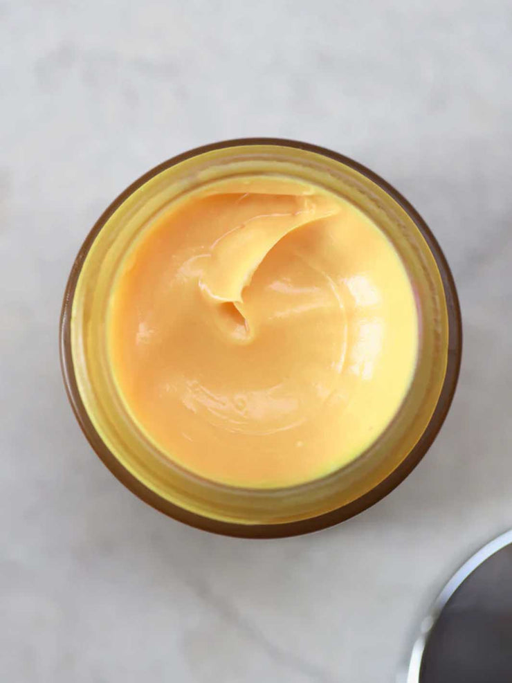 Gracious Minds Herbal Gold Rich Night Cream Glass Jar Metal Lid Turmeric and Marigold Meadow Store