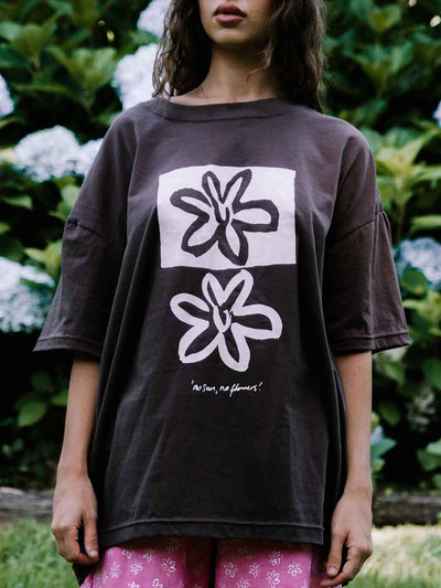 Hall Store Oversize Tee Espresso Pink Meadow Store
