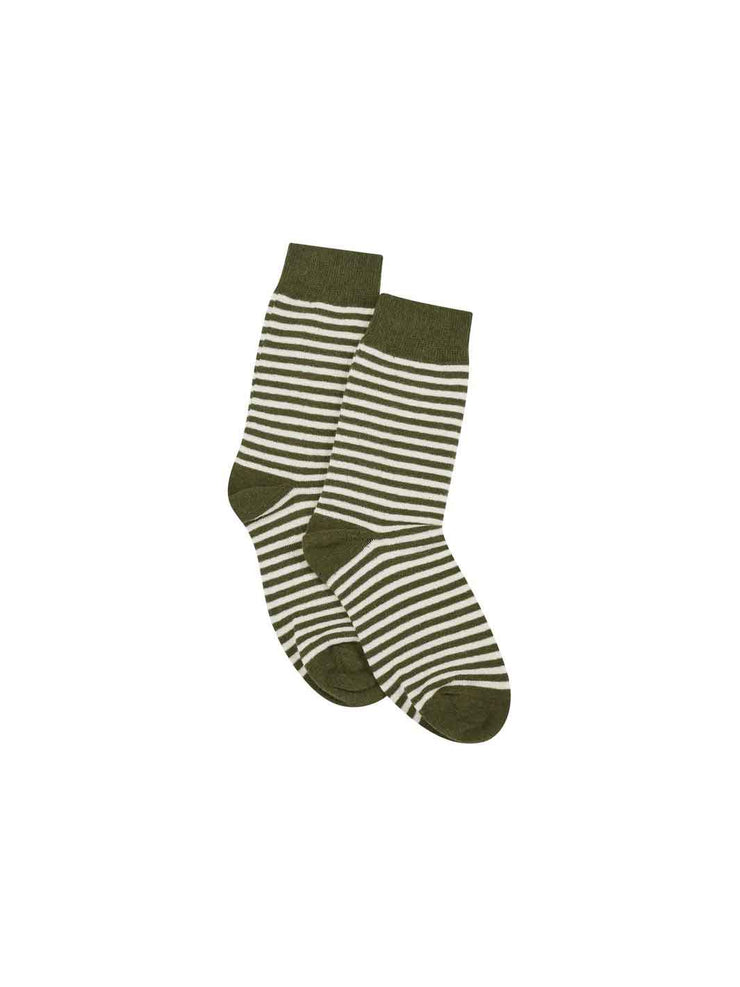 Hemp Clothing Australia Hemp Daily Socks Olive Stripe