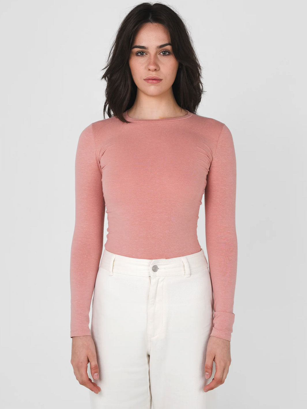 Stretch Long Sleeve Top Rose