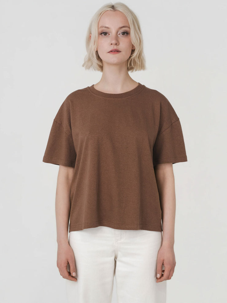 Hemp Clothing Australia Boxy Tee Coconut Meadow Store