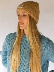 Hobo and Hatch Arose Beanie Carmel Meadow Store