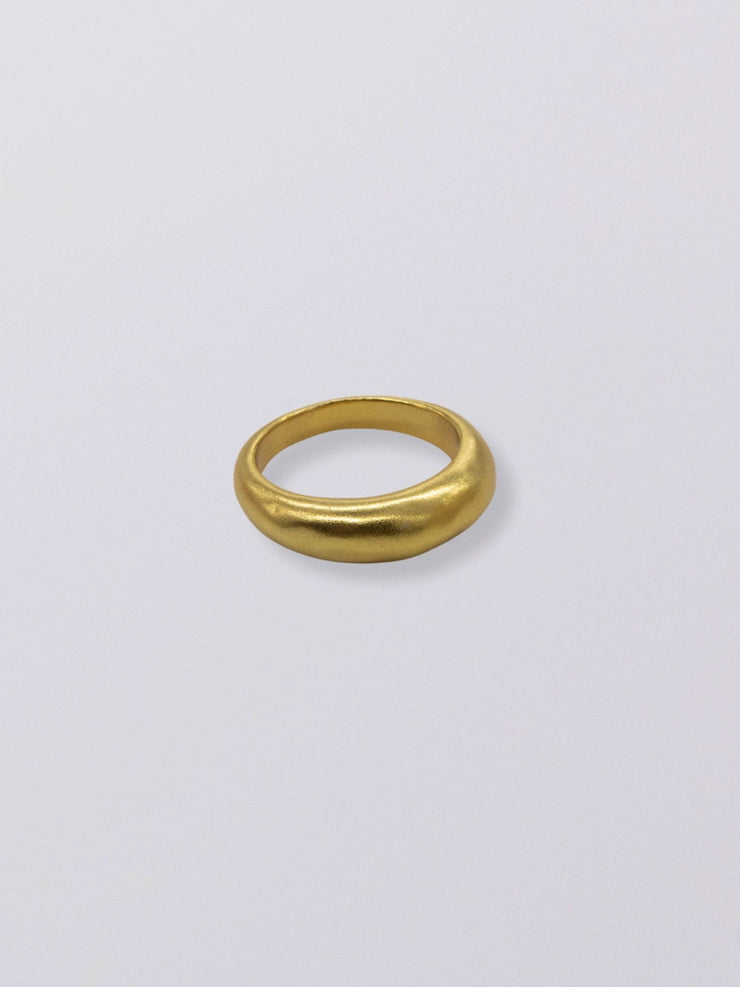 Hobo and Hatch Grace Chunky Matte Gold Ring Meadow Store