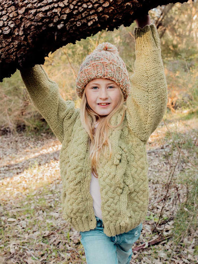 Hobo and Hatch Kids Lasca Cardigan Seagrass Meadow Store
