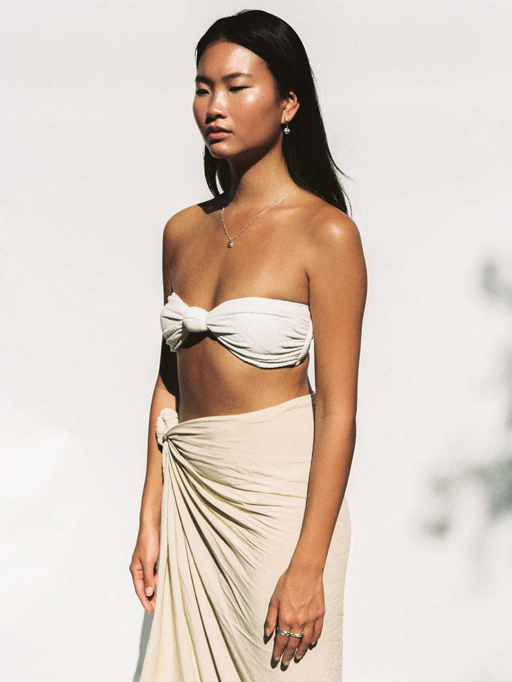 Hobo and Hatch Pearl Coin Hoops Recycled Sterling Silver Meadow Store