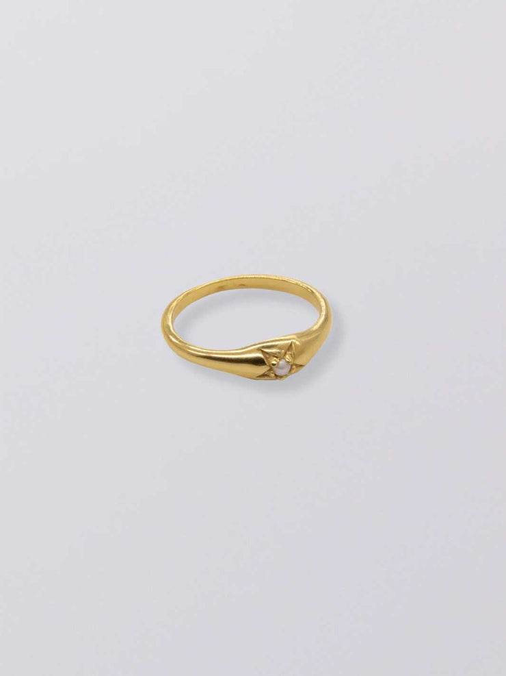 Pearl Ring Gold