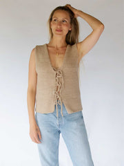 Tie Vest Natural