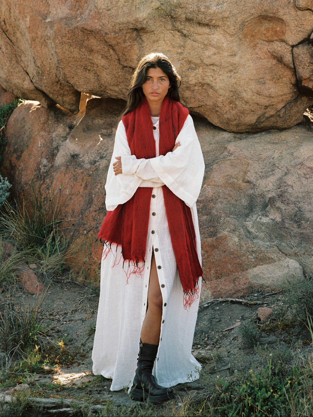 Fringe Scarf Shawl Cheri