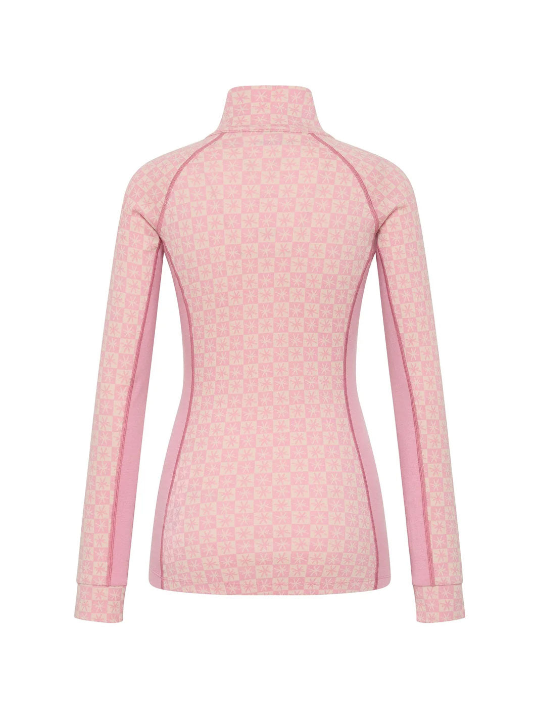 Kosci Merino Half Zip Thermal Top Pink BonBon
