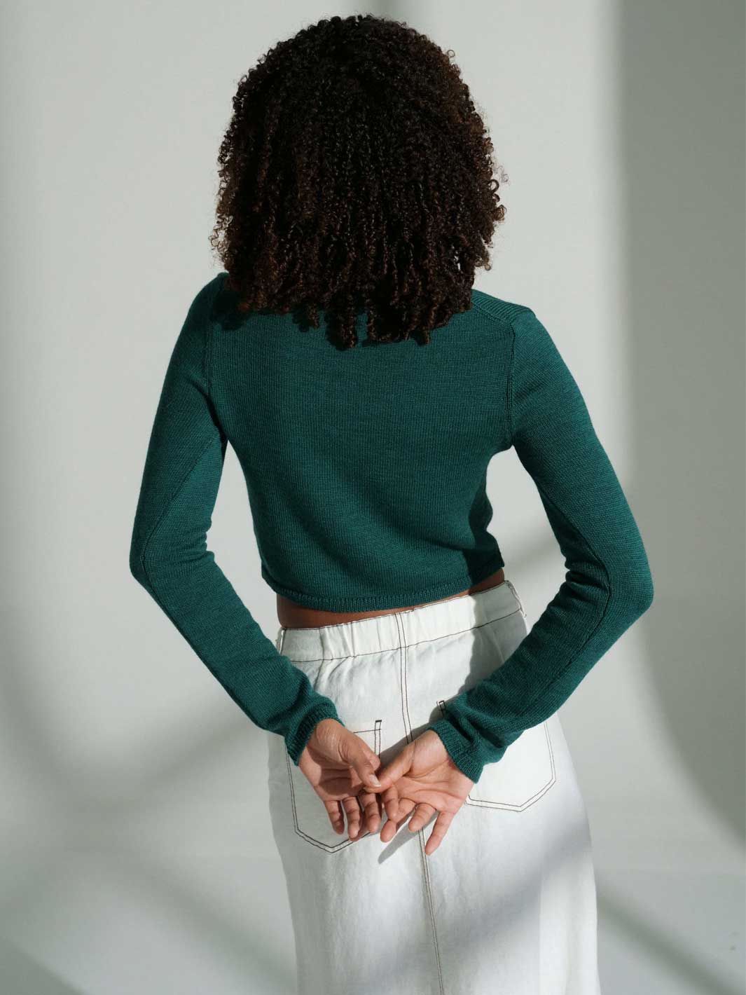 Indie Cardi Knit Pine