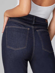 Lola Jeans Stevie High Rise Loose Leg Sustainable Jeans Dark Rinse Blue Meadow Store