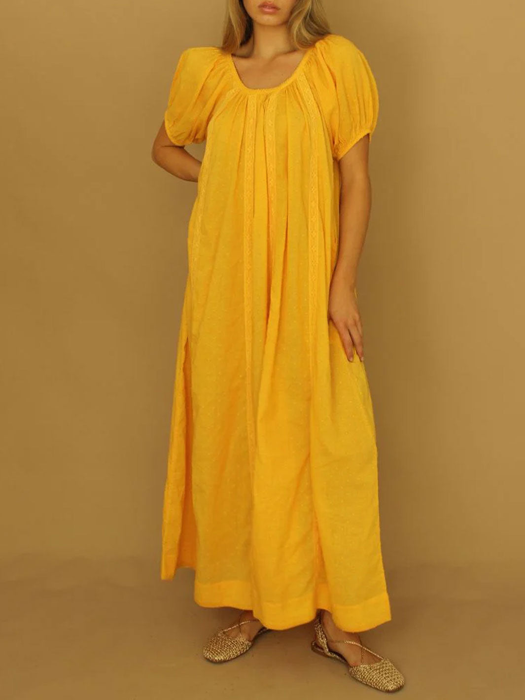 Zoey Midi Dress Honey