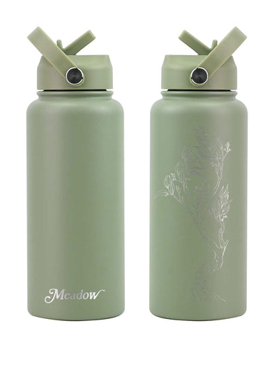 Meadow Store Snow Gum Embossed Water Bottles 