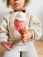 Meadow Store Felt Watermelon Coconut Sorbet Ice Cream