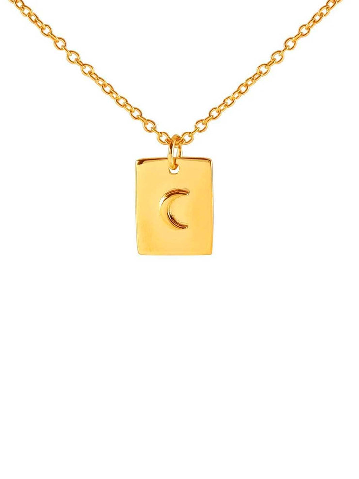 Midsummer Star Celestial Medallion Necklace Gold Meadow Store