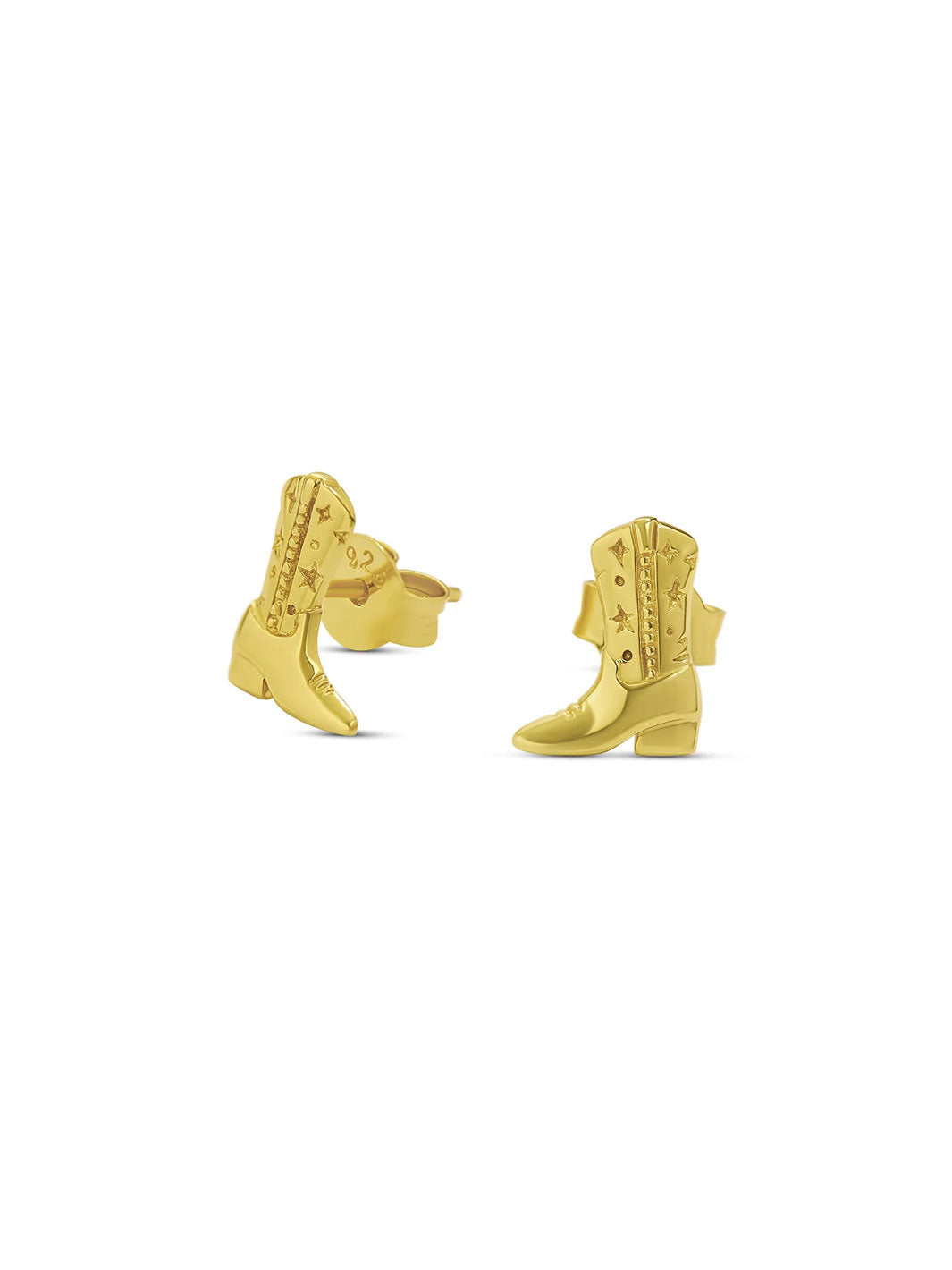 Cowgirl Boot Studs Gold