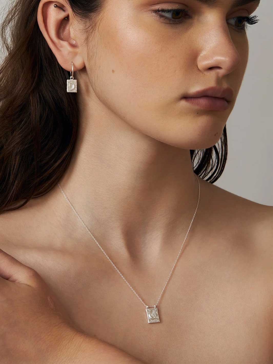 Midsummer Star Moon  Necklace Sterling Silver Meadow Store
