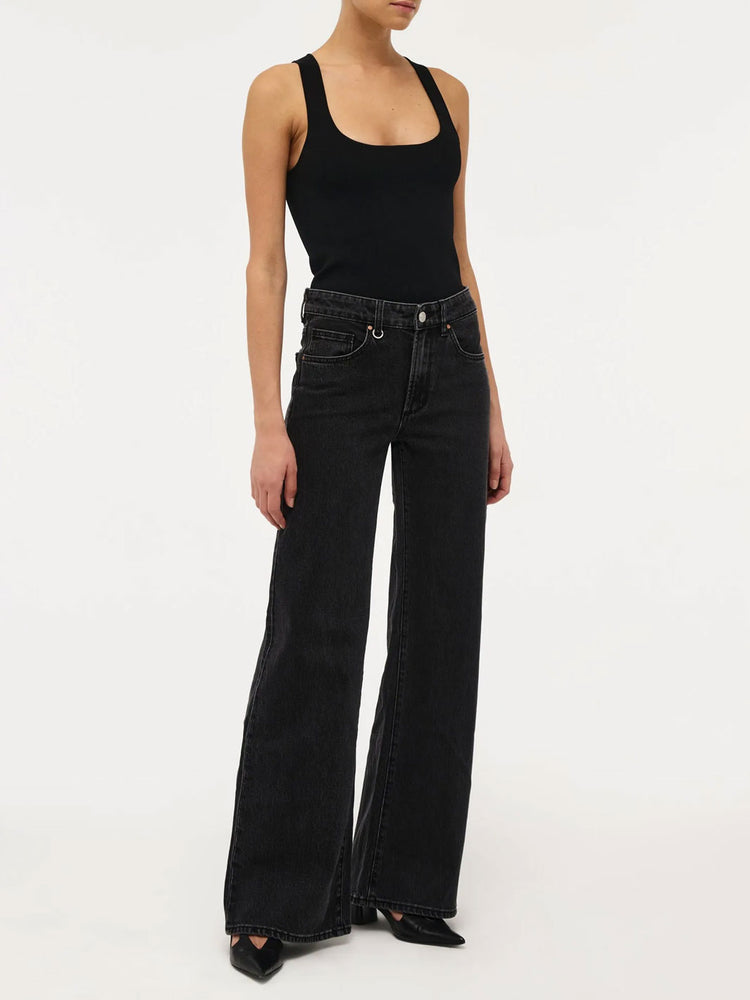 Neuw Denim Eva Wide Jeans French Black Meadow Store Side