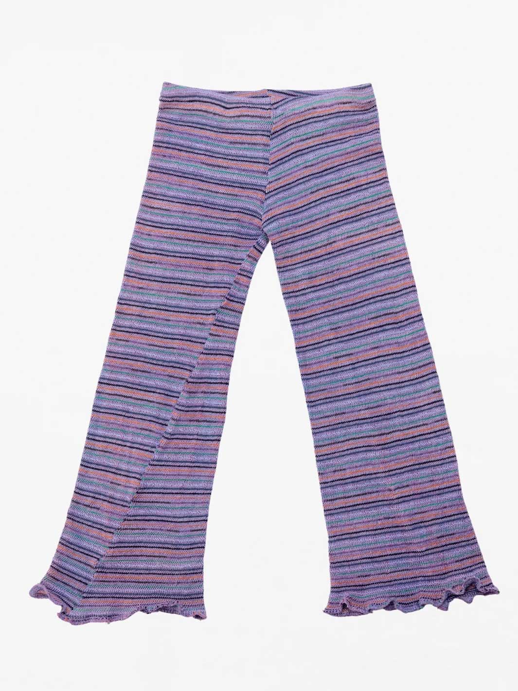 Kids Pixie Striped Pants Lilac