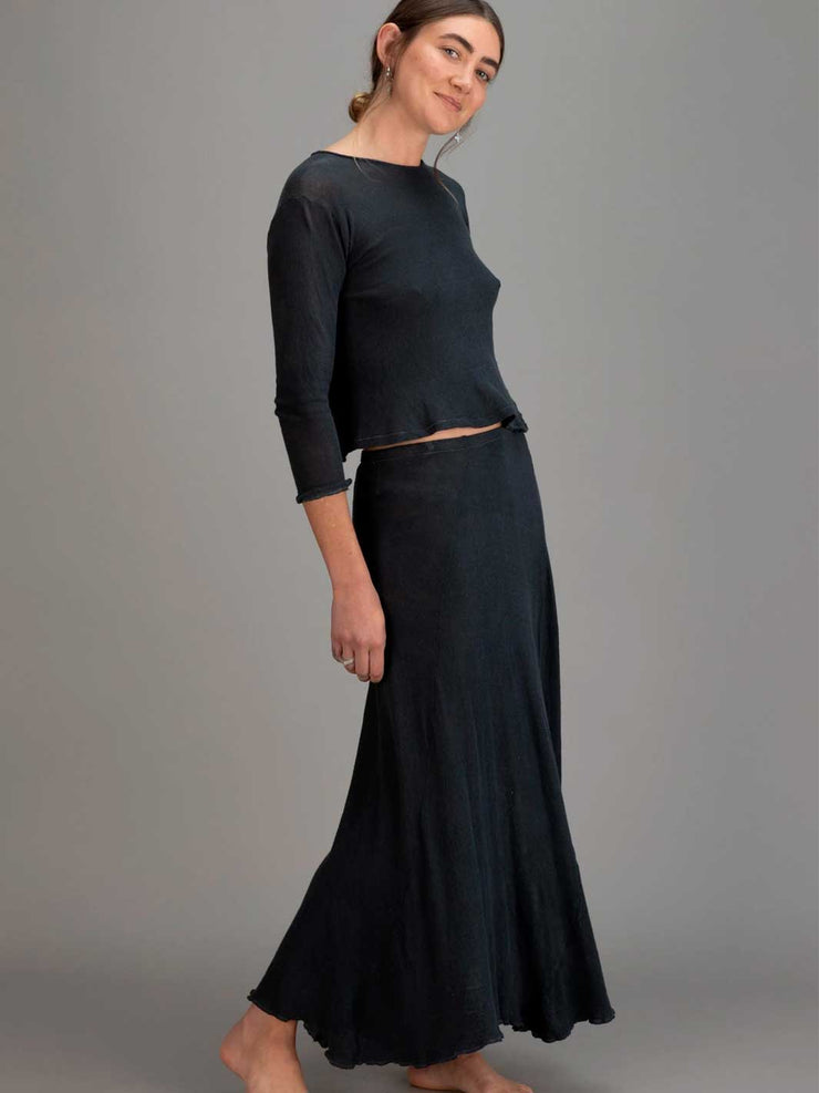 Amore Top Charcoal