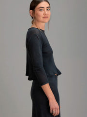 Amore Top Charcoal