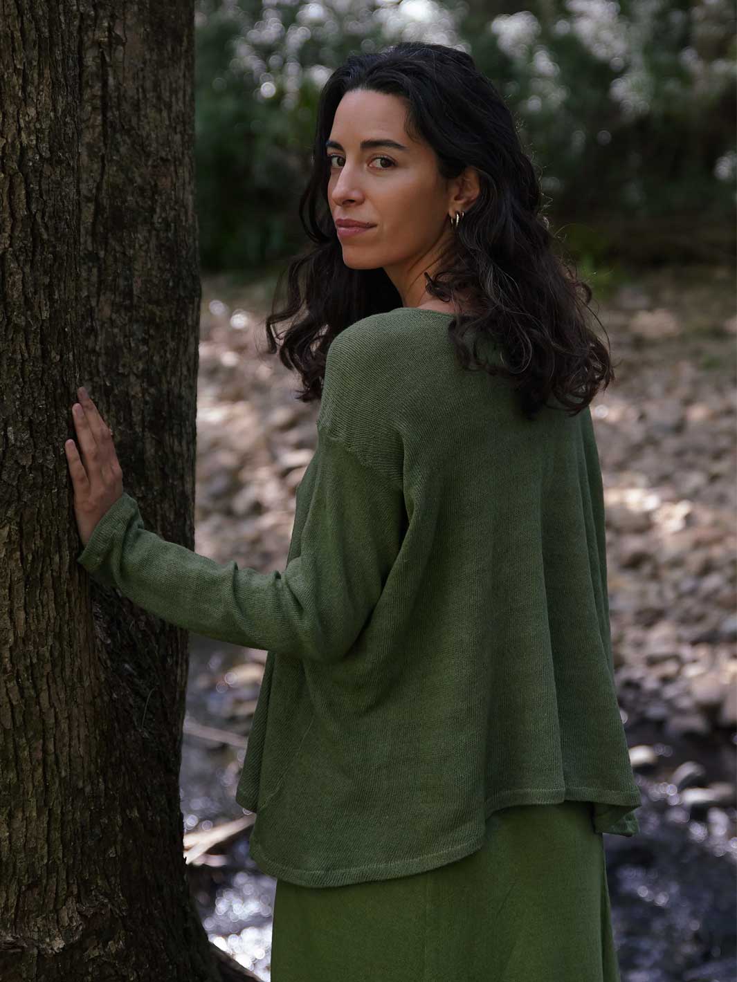 Aria Sweater Olive