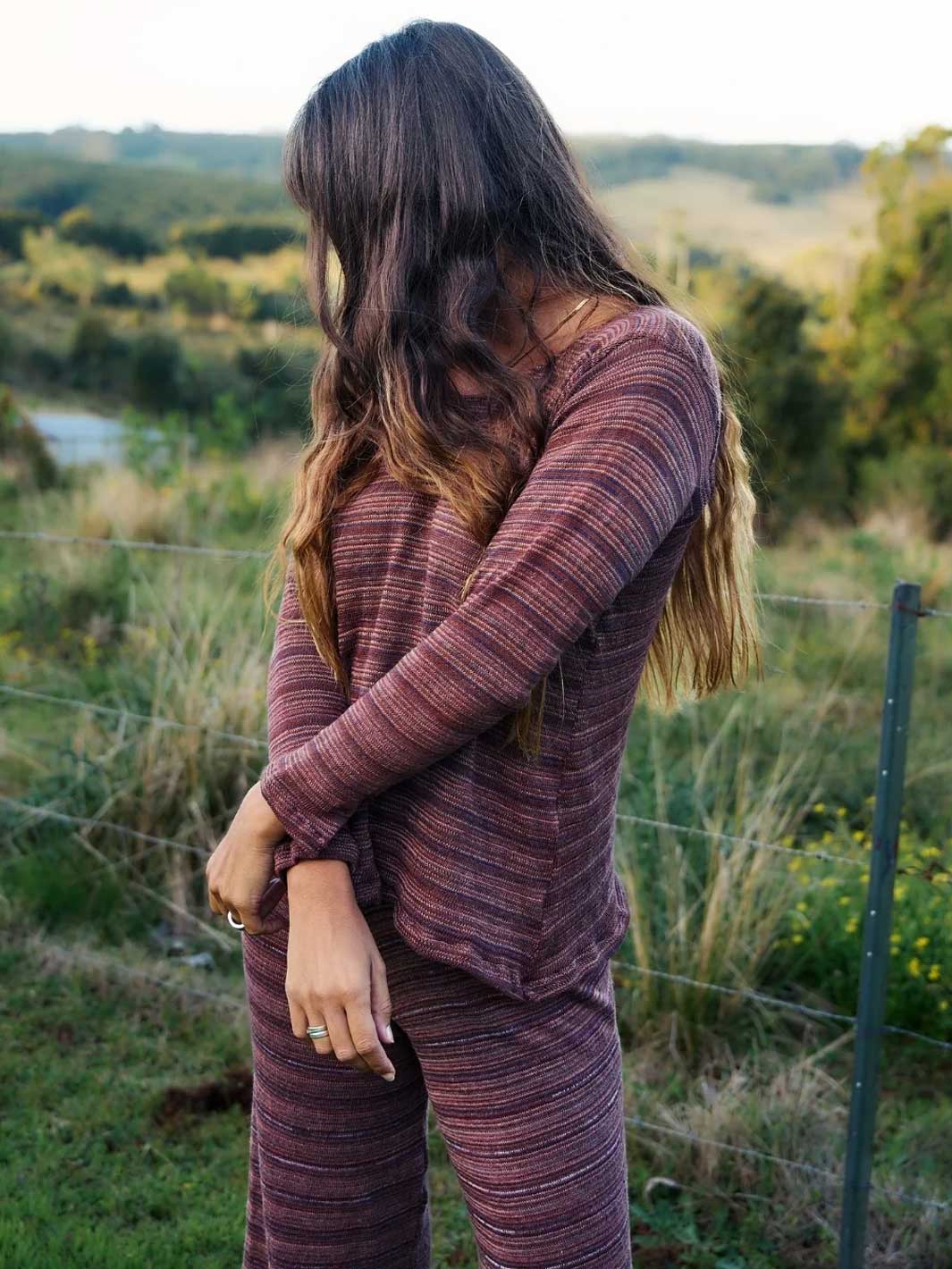 Signature Stripe Sweater Cocoa