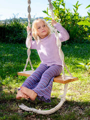 Kids Pixie Striped Pants Lilac