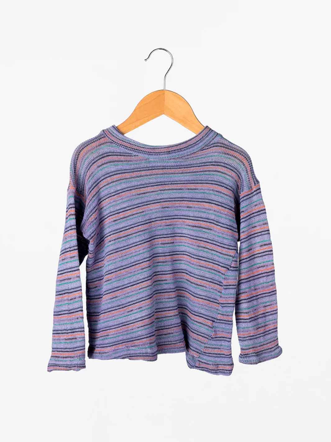 Orbit the Label Pixie Stripe Sweater Lilac