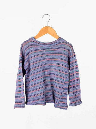 Orbit the Label Pixie Stripe Sweater Lilac