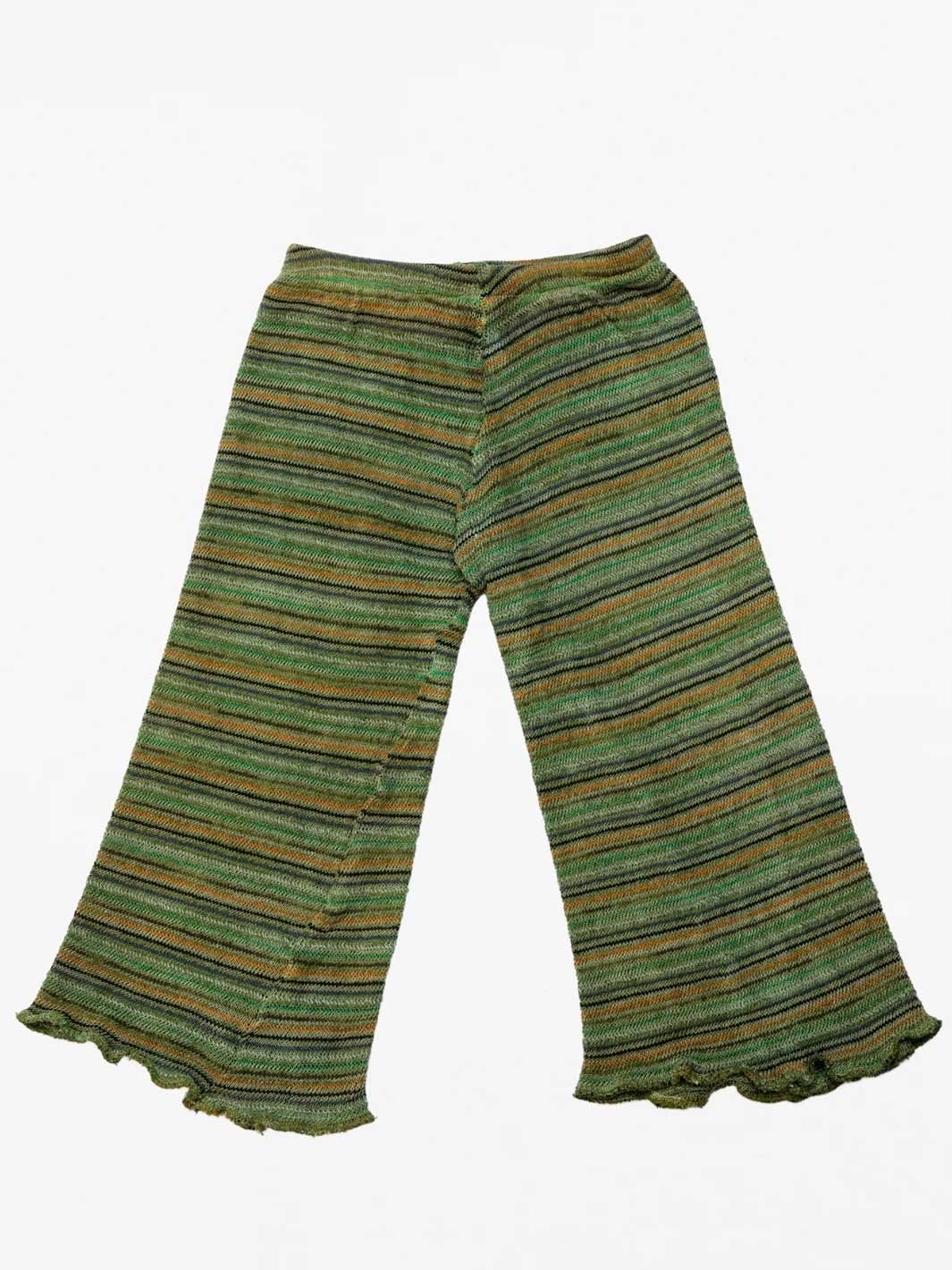 Kids Pixie Striped Pants Olive