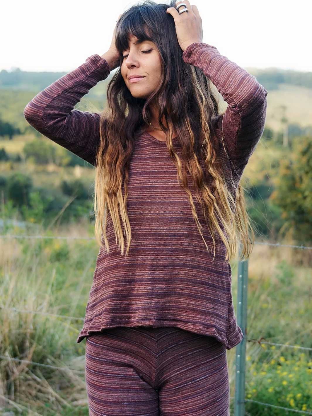 Signature Stripe Sweater Cocoa