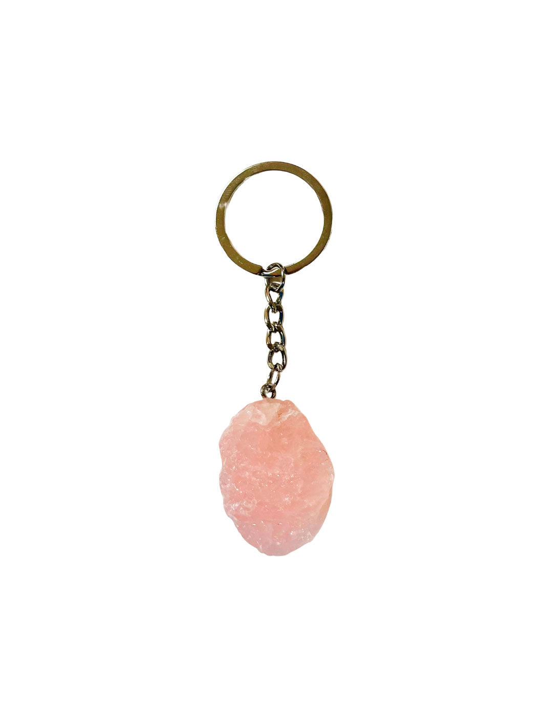Meadow Store Rose Quartz Key Chain Ring