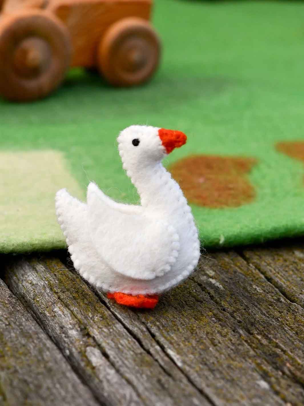 Felt Goose Toy