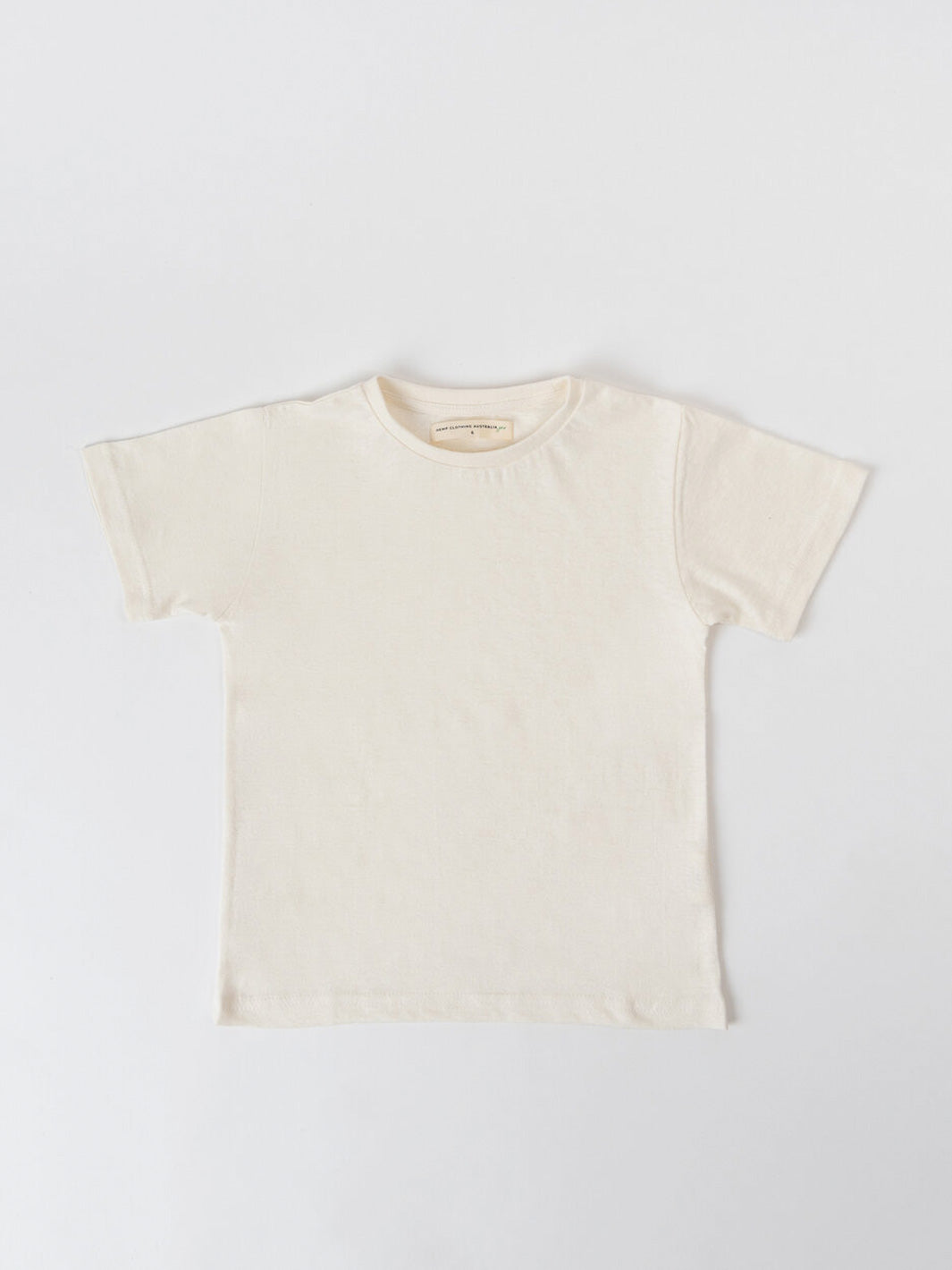 Hemp Clothing Australia Kids Hemp Tee Natural