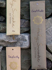  Holy Smoke Eco Incense 'Gratitude' Grey Packet