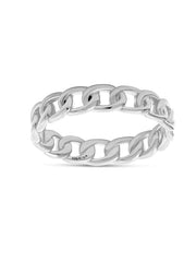 Midsummer Star Chained Ring Sterling Silver Meadow Store Ethical Accessories