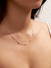 Midsummer Star Mermaid Tears Pearl Necklace Sterling Silver Chain Ethical Accessories