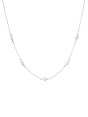 Midsummer Star Mermaid Tears Pearl Necklace Sterling Silver Chain
