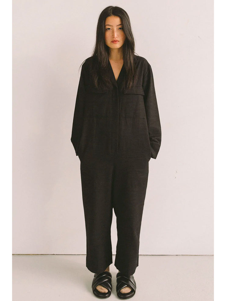 Solacer Boilersuit Black