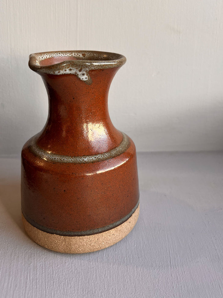Vintage Drip Glaze Clay Vase